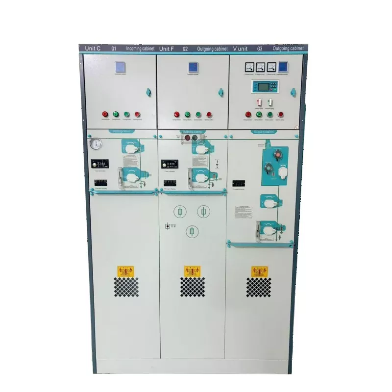Appareillage de commutation compact d'unité principale d'anneau électrique scellé entièrement isolé de la tension moyenne SF6